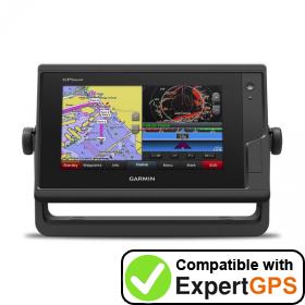 Download your Garmin GPSMAP 722 waypoints and tracklogs and create maps with ExpertGPS