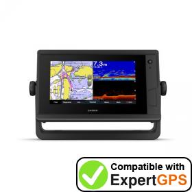 Download your Garmin GPSMAP 722xs Plus waypoints and tracklogs and create maps with ExpertGPS