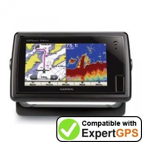 Download your Garmin GPSMAP 741xs waypoints and tracklogs and create maps with ExpertGPS