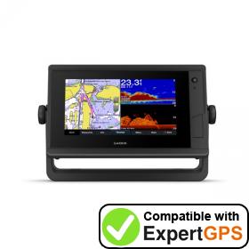 Download your Garmin GPSMAP 742xs Plus waypoints and tracklogs and create maps with ExpertGPS
