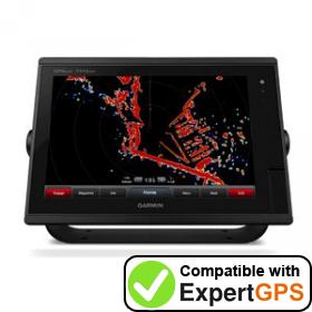 Download your Garmin GPSMAP 7612 waypoints and tracklogs and create maps with ExpertGPS