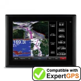 Download your Garmin GPSMAP 8215 MFD waypoints and tracklogs and create maps with ExpertGPS