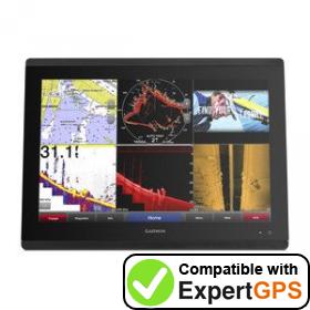 Download your Garmin GPSMAP 8417 MFD waypoints and tracklogs and create maps with ExpertGPS