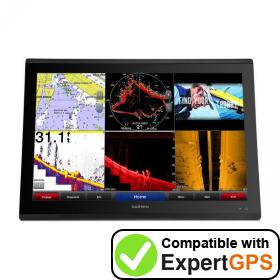 Download your Garmin GPSMAP 8624 MFD waypoints and tracklogs and create maps with ExpertGPS