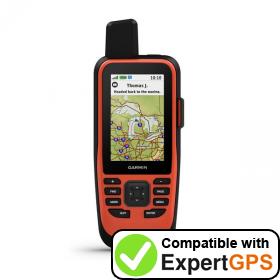 Download your Garmin GPSMAP 86i waypoints and tracklogs and create maps with ExpertGPS