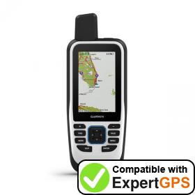 Download your Garmin GPSMAP 86s waypoints and tracklogs and create maps with ExpertGPS