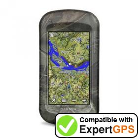 Download your Garmin Montana 610t Camo waypoints and tracklogs and create maps with ExpertGPS