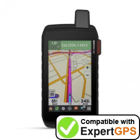 Download your Garmin Montana 700i waypoints and tracklogs and create maps with ExpertGPS