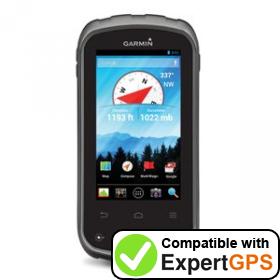 Download your Garmin Monterra waypoints and tracklogs and create maps with ExpertGPS