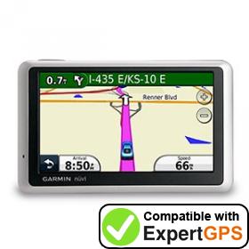 Download your Garmin nüvi 1300 waypoints and tracklogs and create maps with ExpertGPS