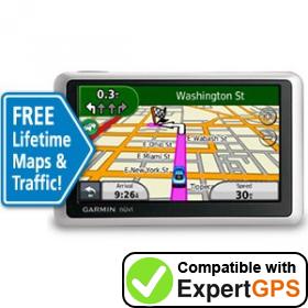 Download your Garmin nüvi 1350LMT waypoints and tracklogs and create maps with ExpertGPS