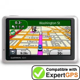 Download your Garmin nüvi 1350T waypoints and tracklogs and create maps with ExpertGPS