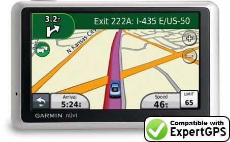 Download your Garmin nüvi 1360 waypoints and tracklogs and create maps with ExpertGPS