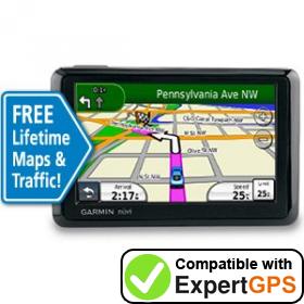 Download your Garmin nüvi 1390LMT waypoints and tracklogs and create maps with ExpertGPS