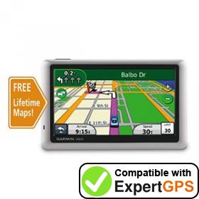 Download your Garmin nüvi 1450LM waypoints and tracklogs and create maps with ExpertGPS