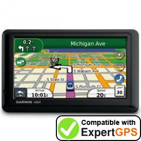 ExpertGPS supports the Garmin nüvi 1490T