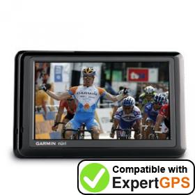 Download your Garmin nüvi 1490TV waypoints and tracklogs and create maps with ExpertGPS