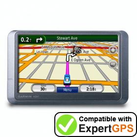 Download your Garmin nüvi 205W waypoints and tracklogs and create maps with ExpertGPS