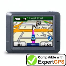 Download your Garmin nüvi 215 waypoints and tracklogs and create maps with ExpertGPS