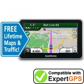 Download your Garmin nüvi 2350LMT waypoints and tracklogs and create maps with ExpertGPS