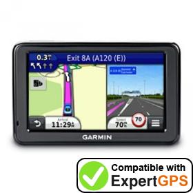 Download your Garmin nüvi 2445 waypoints and tracklogs and create maps with ExpertGPS