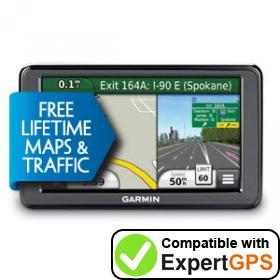 Download your Garmin nüvi 2445LMT waypoints and tracklogs and create maps with ExpertGPS