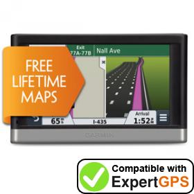 Download your Garmin nüvi 2447LM waypoints and tracklogs and create maps with ExpertGPS
