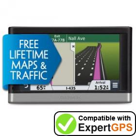 Download your Garmin nüvi 2447LMT waypoints and tracklogs and create maps with ExpertGPS