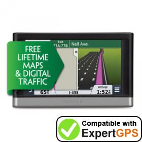 Download your Garmin nüvi 2448LMT-Digital waypoints and tracklogs and create maps with ExpertGPS