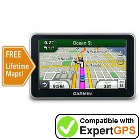 Download your Garmin nüvi 2450LM waypoints and tracklogs and create maps with ExpertGPS