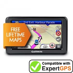Download your Garmin nüvi 2455LM waypoints and tracklogs and create maps with ExpertGPS