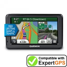 Download your Garmin nüvi 2455LMT waypoints and tracklogs and create maps with ExpertGPS