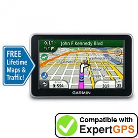 Download your Garmin nüvi 2460LMT waypoints and tracklogs and create maps with ExpertGPS