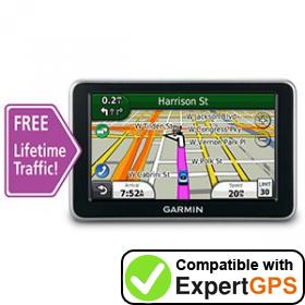 Download your Garmin nüvi 2460LT waypoints and tracklogs and create maps with ExpertGPS