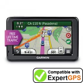 Download your Garmin nüvi 2475LT waypoints and tracklogs and create maps with ExpertGPS