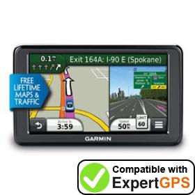 Download your Garmin nüvi 2495LMT waypoints and tracklogs and create maps with ExpertGPS