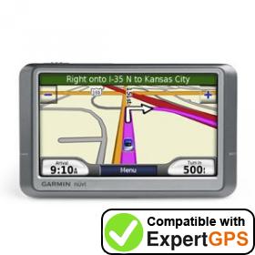 Download your Garmin nüvi 250W waypoints and tracklogs and create maps with ExpertGPS