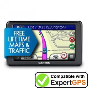 Download your Garmin nüvi 2545LMT waypoints and tracklogs and create maps with ExpertGPS