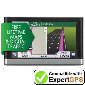 Download your Garmin nüvi 2548LMT-D waypoints and tracklogs and create maps with ExpertGPS