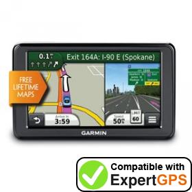 Download your Garmin nüvi 2555LM waypoints and tracklogs and create maps with ExpertGPS