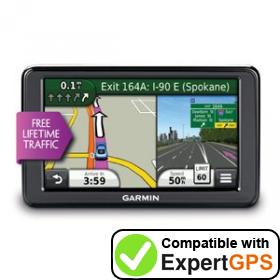 Download your Garmin nüvi 2555LT waypoints and tracklogs and create maps with ExpertGPS