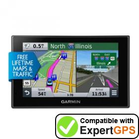 Download your Garmin nüvi 2559LMT waypoints and tracklogs and create maps with ExpertGPS