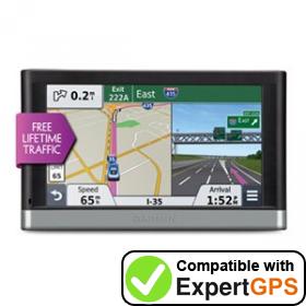 Download your Garmin nüvi 2577LT waypoints and tracklogs and create maps with ExpertGPS