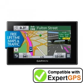 Download your Garmin nüvi 2599LMTHD waypoints and tracklogs and create maps with ExpertGPS