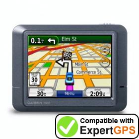Download your Garmin nüvi 265 waypoints and tracklogs and create maps with ExpertGPS