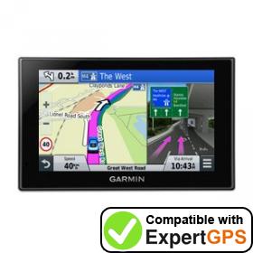 Download your Garmin nüvi 2659LM waypoints and tracklogs and create maps with ExpertGPS