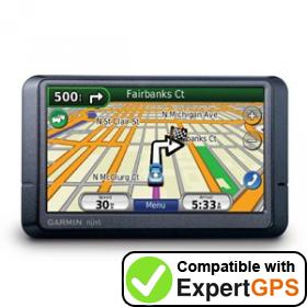 Download your Garmin nüvi 265WT waypoints and tracklogs and create maps with ExpertGPS