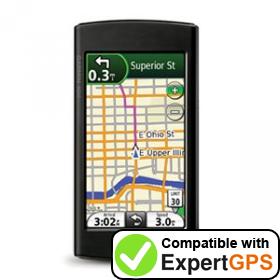 Download your Garmin nüvi  295W waypoints and tracklogs and create maps with ExpertGPS