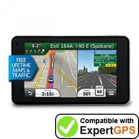 Download your Garmin nüvi 3490LMT waypoints and tracklogs and create maps with ExpertGPS