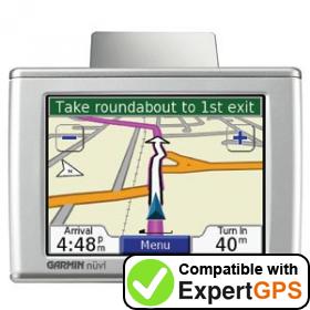 Download your Garmin nüvi 350 waypoints and tracklogs and create maps with ExpertGPS